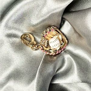 Juicy Couture “Juicy League” Baseball & Glove bracelet charm